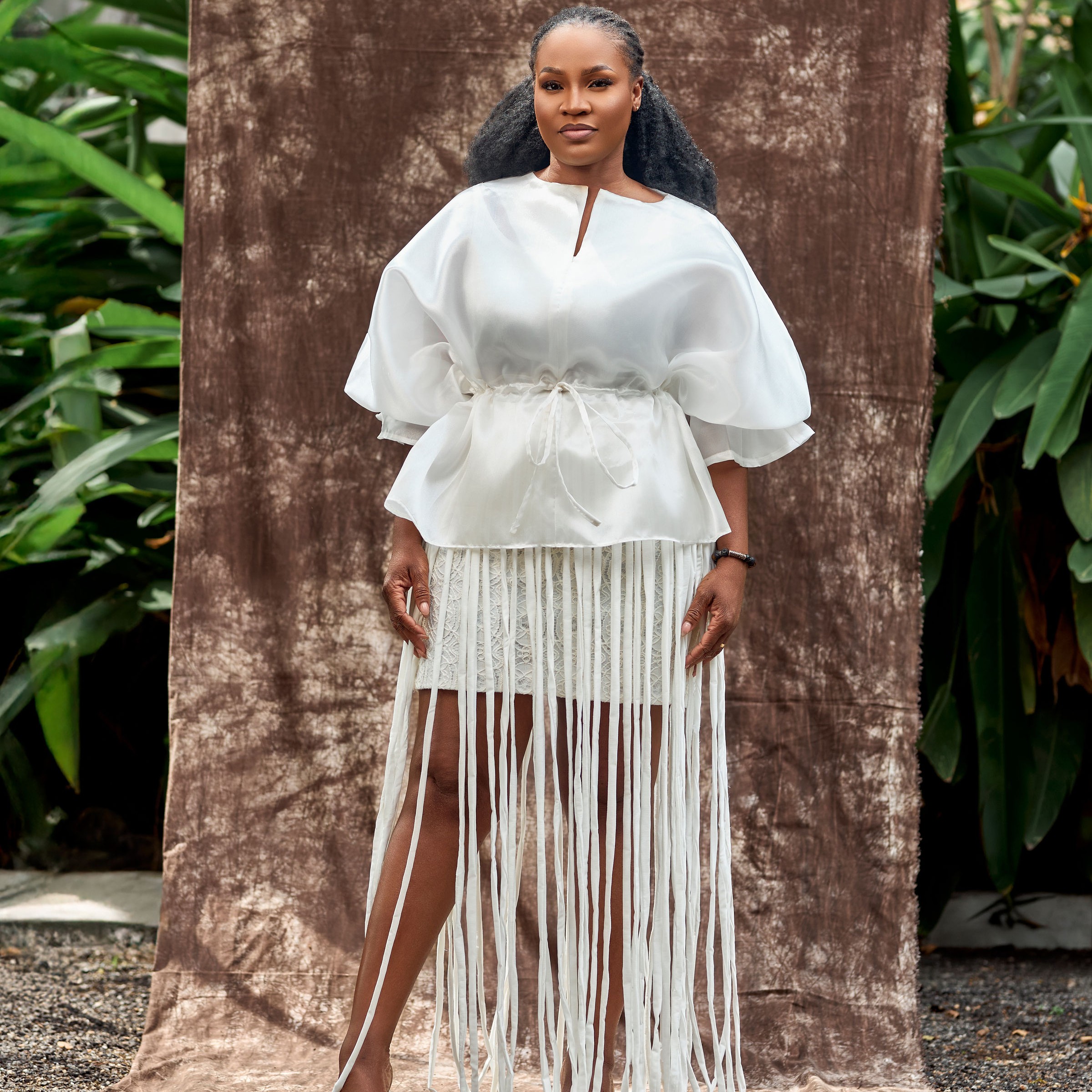 Silk-Blend Knit Cardigan